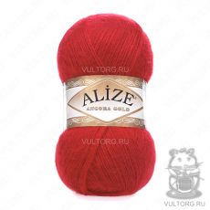 Пряжа Alize Angora Gold, цвет № 106 (Красный)
