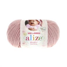 Пряжа Alize Baby Wool, цвет № 161 (Пудра)