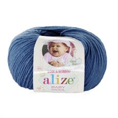 Пряжа Alize Baby Wool, цвет № 279 (Джинс)
