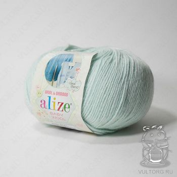 Пряжа Alize Baby Wool, цвет № 522 (Мята)