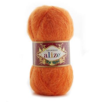 Пряжа Alize Kid Royal 50, цвет № 487 (Оранжевый)
