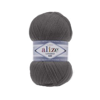 Пряжа Alize Lanagold 800, цвет № 348 (Темно-серый)