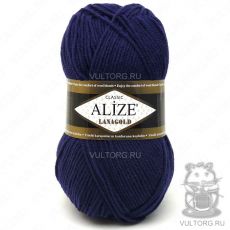 Пряжа Alize Lanagold, цвет № 590 (Чернильный)