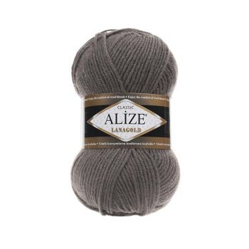Пряжа Alize Lanagold, цвет № 348 (Темно-серый)