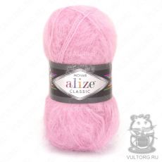 Пряжа Alize Mohair Classic New, цвет № 32 (Светло-розовый)