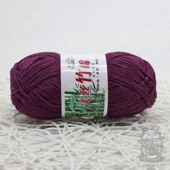 Пряжа Хлопок с бамбуком, цвет № 022 (Фиолетовый)