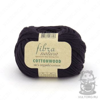 Пряжа Fibra Natura Cottonwood, цвет № 41123 (Черный)