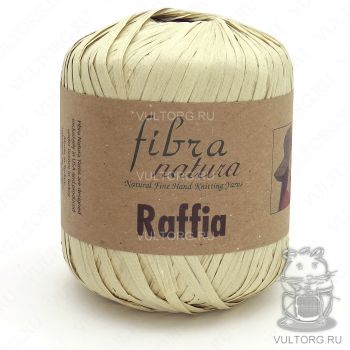 Пряжа Fibra Natura Raffia, цвет № 116-02 (Бежевый)