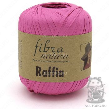 Пряжа Fibra Natura Raffia, цвет № 116-07 (Фуксия)