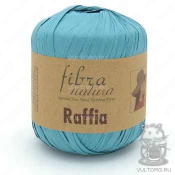 Пряжа Fibra Natura Raffia, цвет № 116-09 (Светло-голубой)