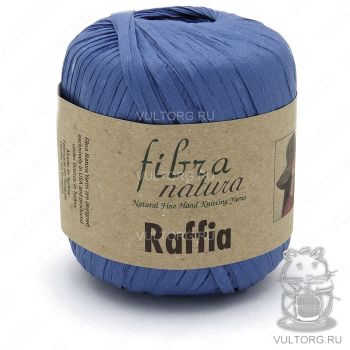 Пряжа Fibra Natura Raffia, цвет № 116-10 (Голубой)