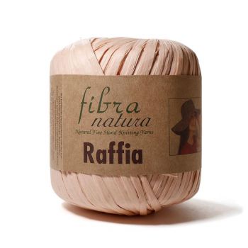 Пряжа Fibra Natura Raffia, цвет № 116-23 (Персик)