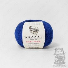 Пряжа Gazzal Baby Wool, цвет № 802 (Синий)