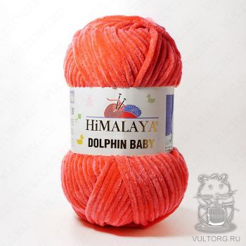 Пряжа Himalaya Dolphin Baby 80312 (Коралловый)
