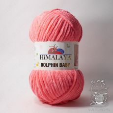Пряжа Himalaya Dolphin Baby 80324 (Ярко-розовый)