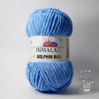 Пряжа Himalaya Dolphin Baby 80327 (Голубой)