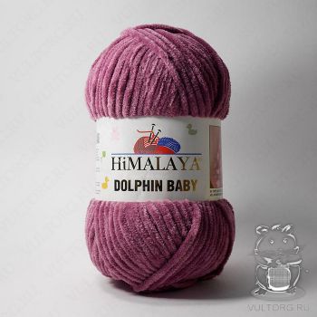 Пряжа Himalaya Dolphin Baby 80338 (Сухая роза)