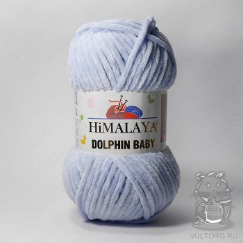Пряжа Himalaya Dolphin Baby 80344 (Светло-голубой)