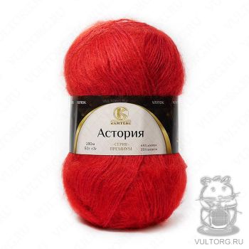 Пряжа Камтекс Астория, цвет № 046 (Красный)