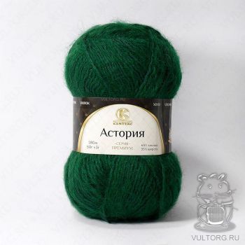 Пряжа Камтекс Астория, цвет № 110 (Зеленый)