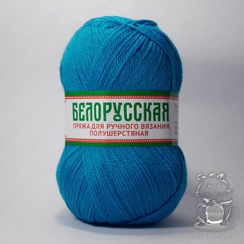 Пряжа Камтекс Белорусская, цвет № 024 (Бирюза)