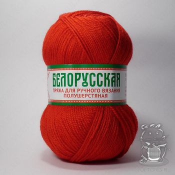 Пряжа Камтекс Белорусская, цвет № 046 (Красный)