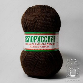 Пряжа Камтекс Белорусская, цвет № 063 (Шоколад)
