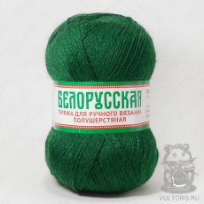 Пряжа Камтекс Белорусская, цвет № 110 (Зеленый)