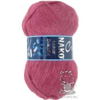 Пряжа Nako Mohair Delicate, цвет № 327 (Брусника)