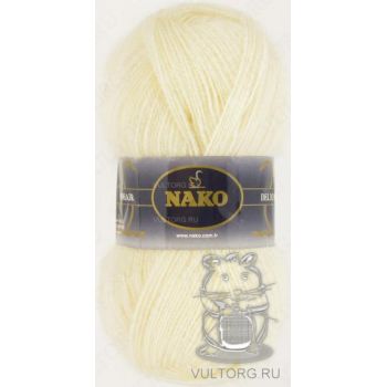 Пряжа Nako Mohair Delicate, цвет № 6103 (Кремовый)