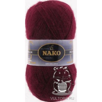 Пряжа Nako Mohair Delicate, цвет № 6110 (Свекольный)