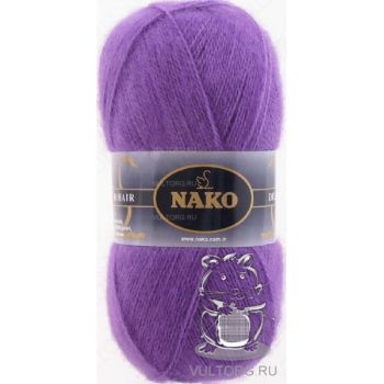 Пряжа Nako Mohair Delicate, цвет № 6118 (Фиолетовый)