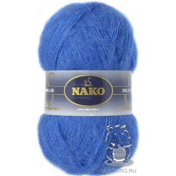 Пряжа Nako Mohair Delicate, цвет № 6121 (Голубой)