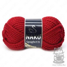 Пряжа Nako Spaghetti, цвет № 1175 (Красный)