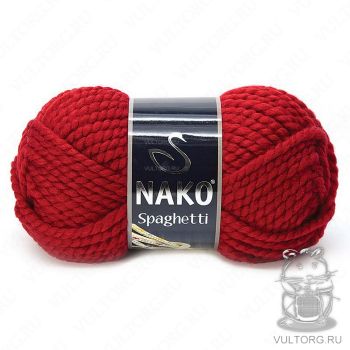 Пряжа Nako Spaghetti, цвет № 1175 (Красный)