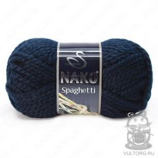 Пряжа Nako Spaghetti, цвет № 3088 (Темно-синий)