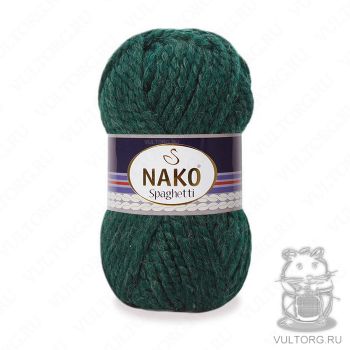 Пряжа Nako Spaghetti, цвет № 3444 (Зеленый)