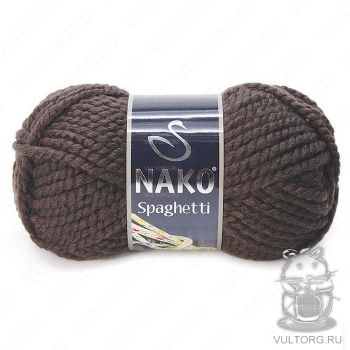 Пряжа Nako Spaghetti, цвет № 4987 (Темно-бежевый)