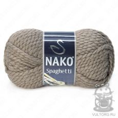 Пряжа Nako Spaghetti, цвет № 6577 (Серый беж)