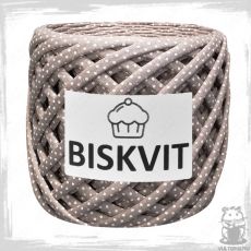 Трикотажная пряжа Biskvit, цвет Какао с молоком