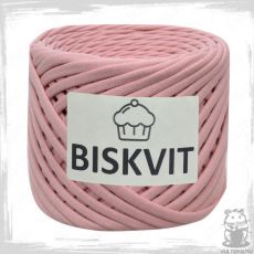 Трикотажная пряжа Biskvit, цвет Малиновый йогурт