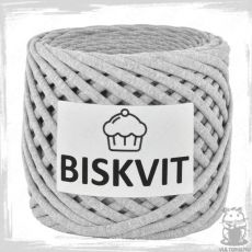 Трикотажная пряжа Biskvit, цвет Серый Меланж