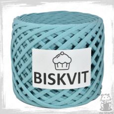 Трикотажная пряжа Biskvit, цвет Пыльная мята