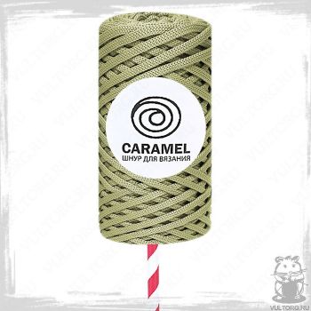 Шнур полиэфирный Caramel 5 мм, цвет Лён