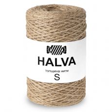 Джутовая пряжа Halva S, цвет Натуральный