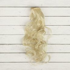 Волосы-кудри, трессы д-40см ш-50см (блонд)