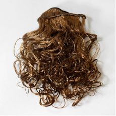 Волосы-кудри трессы h25-28см, L47-50см (лесной орех)