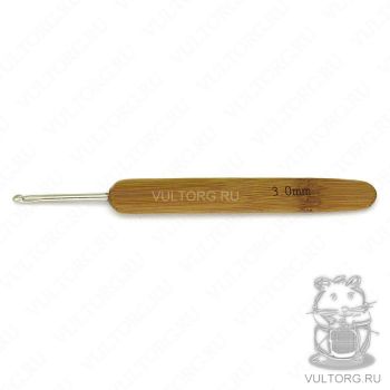 Крючок с бамбуковой ручкой 3.0 мм