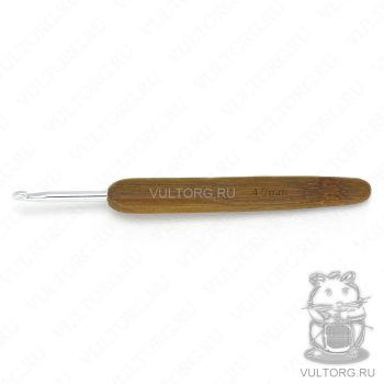 Крючок с бамбуковой ручкой 4.0 мм
