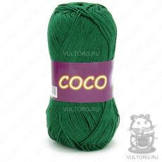 Пряжа Vita Cotton COCO, цвет № 4327 (Зеленый)